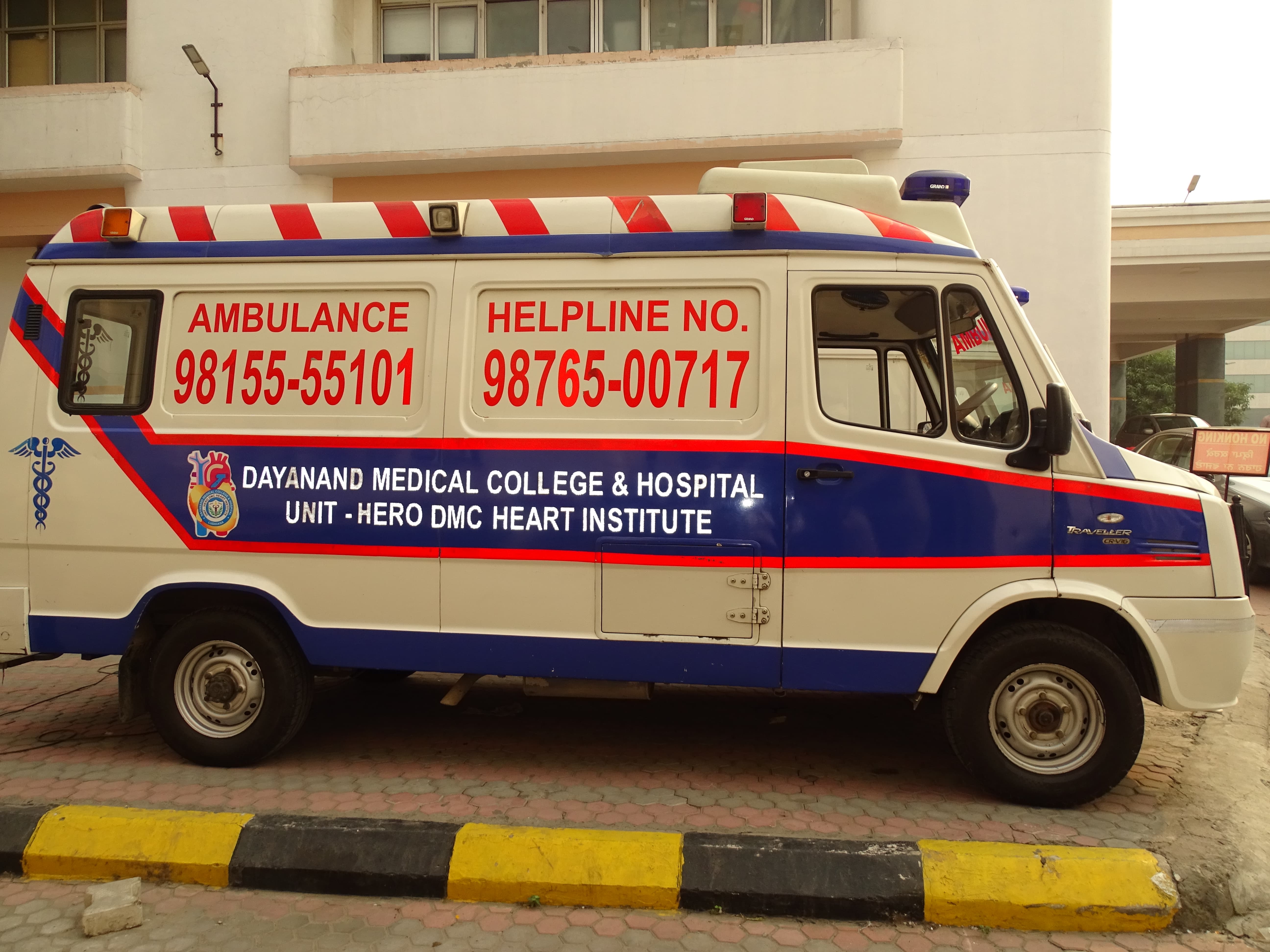 24 Hour Ambulance Service - Hero DMC Heart Institute